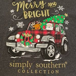 Simply southern jeep Christmas long sleeve